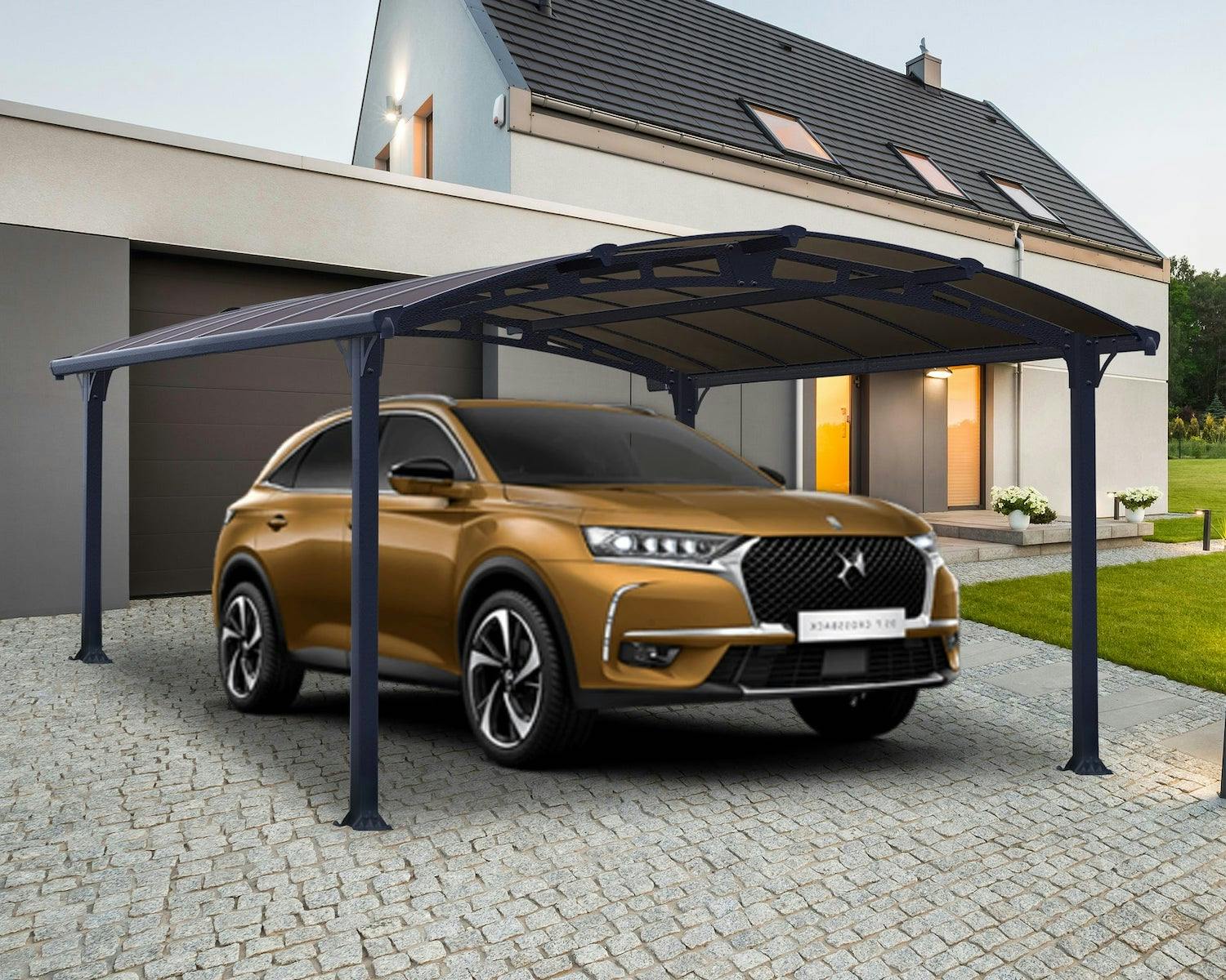 Le carport en aluminium