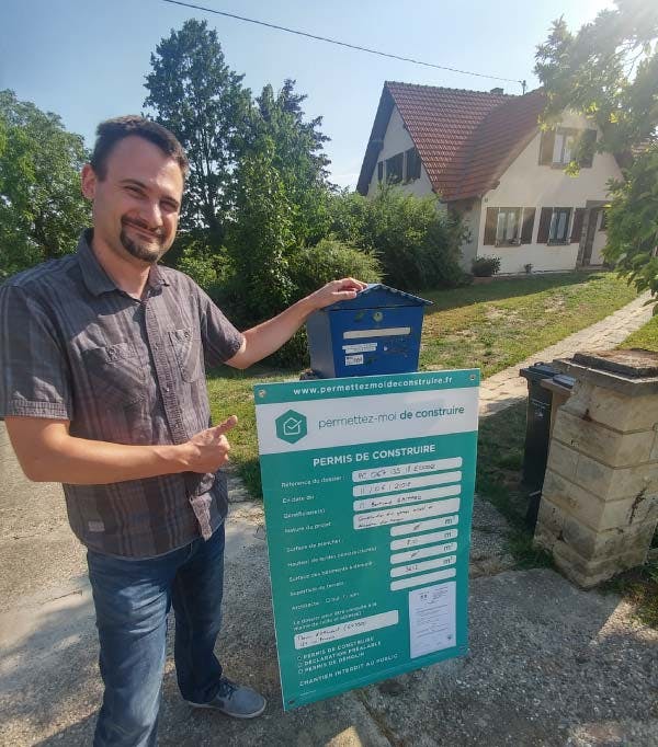 Bertrand obtient le permis de construire de son garage à Ettendorf