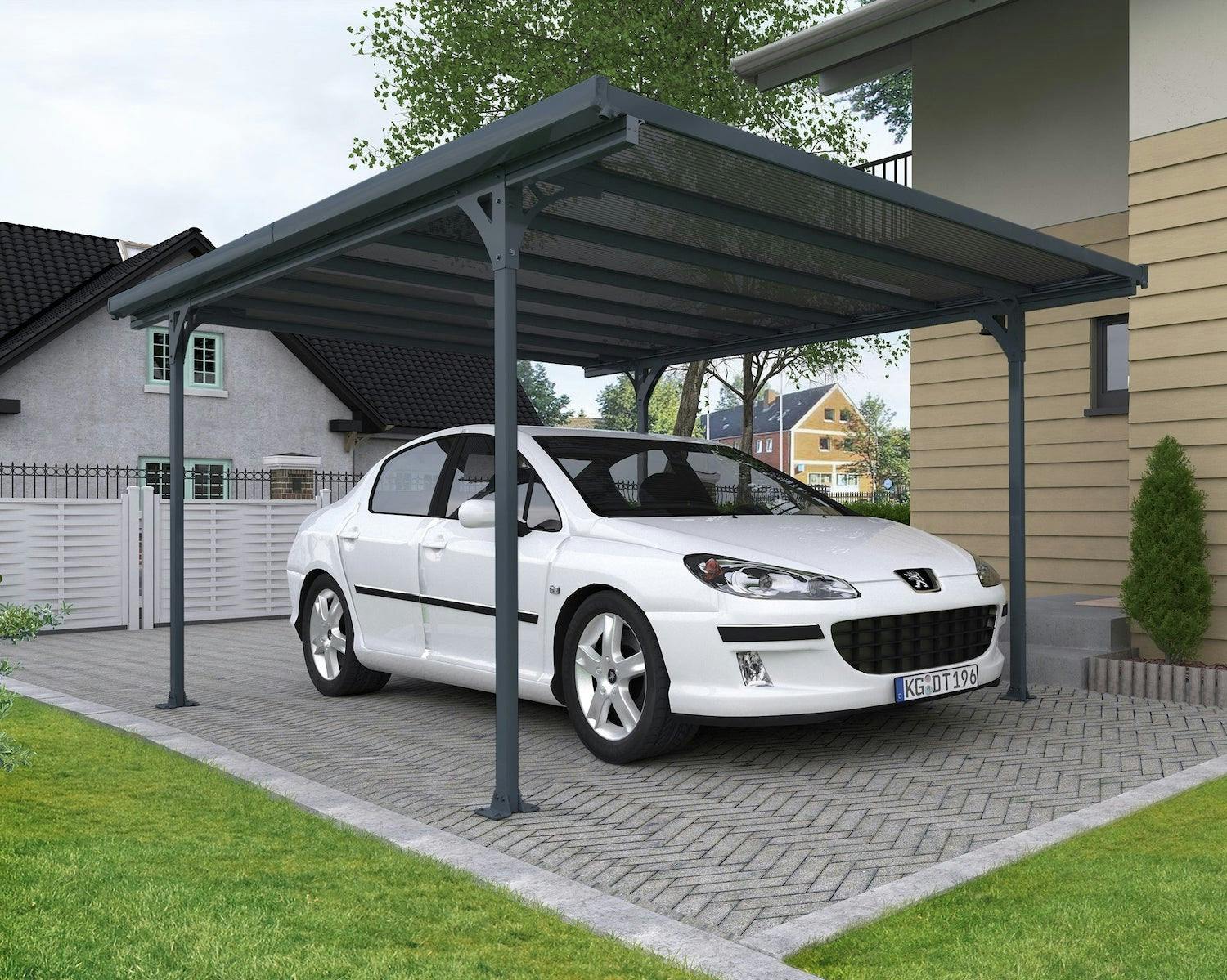 Le carport à toit plat : les avantages