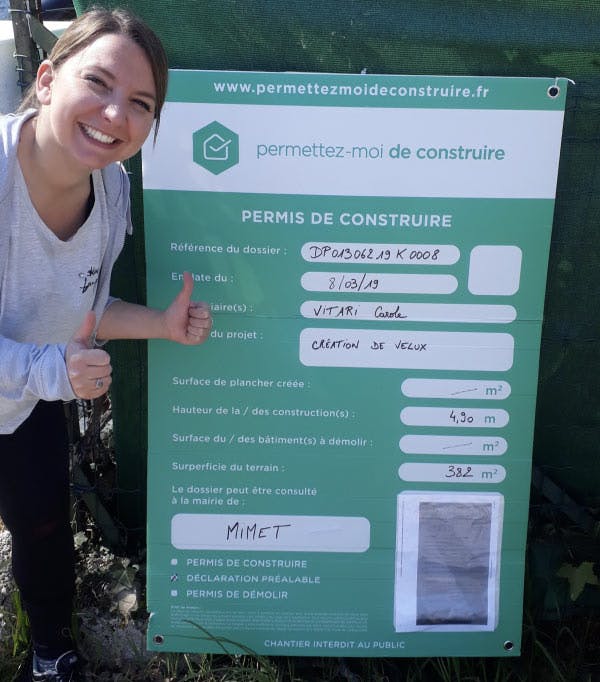 Carole obtient la déclaration de travaux de ses fenêtres de toit à Mimet