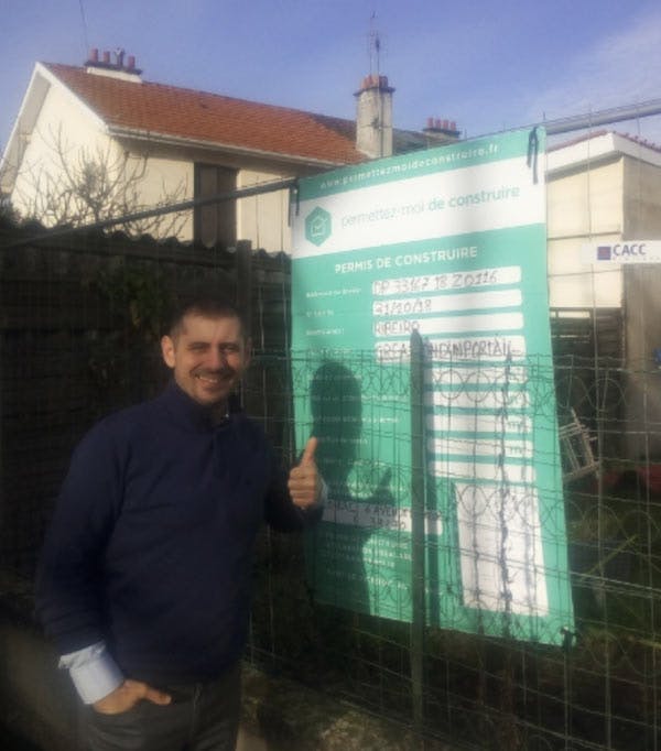 Christophe obtient la déclaration de travaux de son portail à Floirac