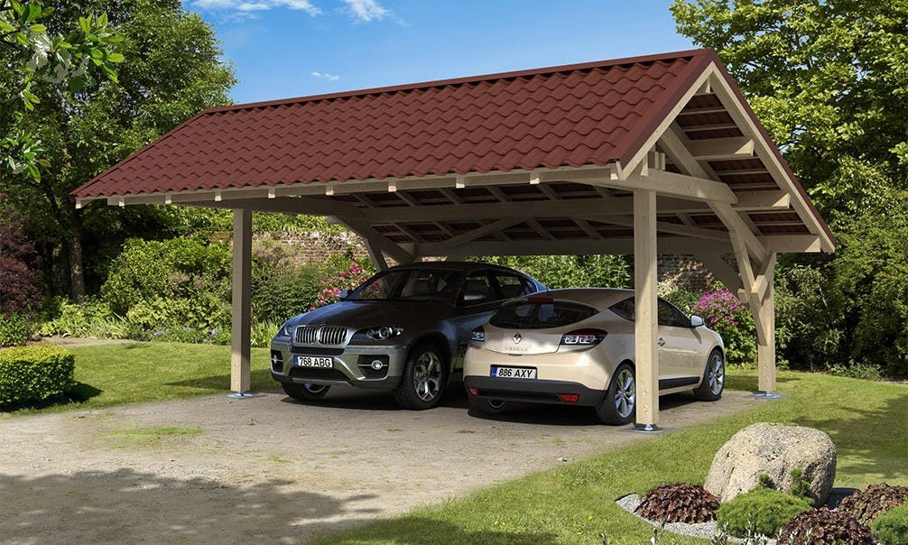 Tout sur le carport à deux pentes