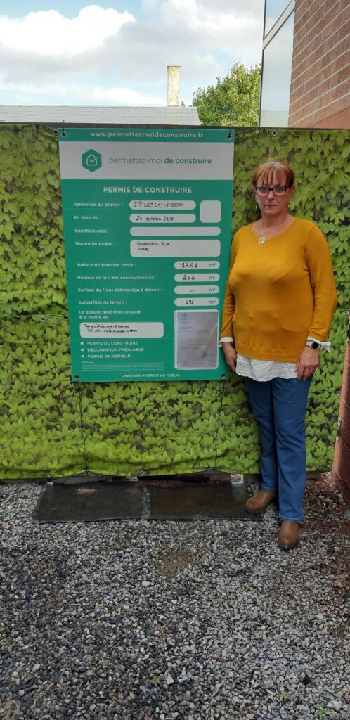 Janique obtient la déclaration de travaux de son annexe à Aulnoye-Aymeries