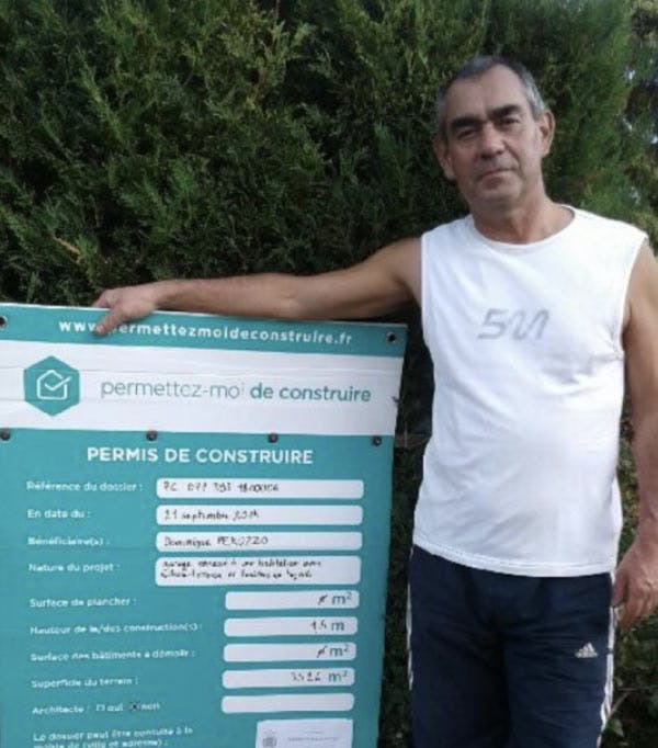Dominique obtient le permis de construire de sa terrasse à Rozay-en-Brie