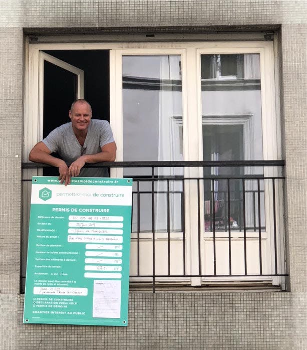 Maurizio obtient la déclaration de travaux de sa clôture à Paris