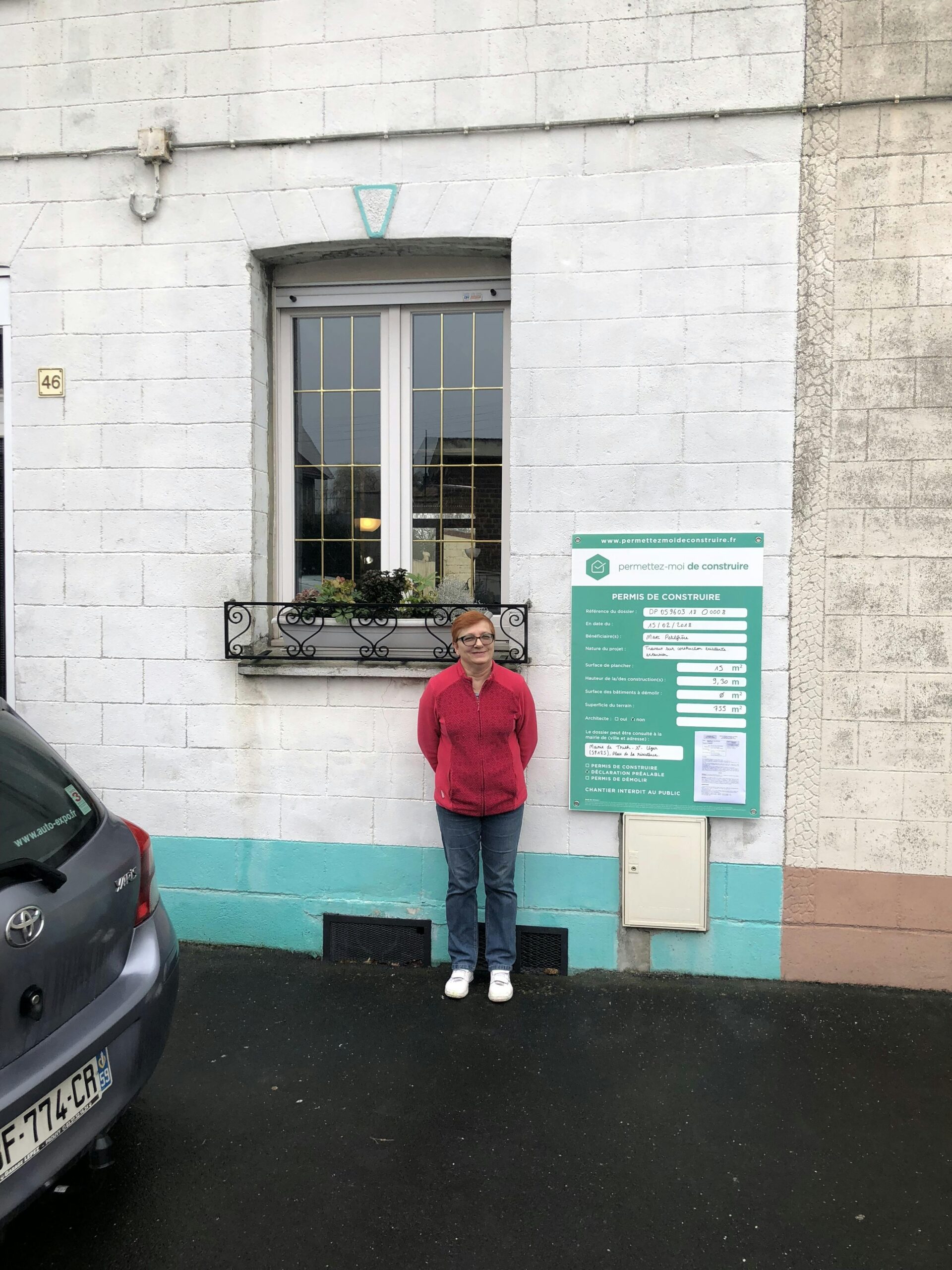 Claudine obtient la déclaration de travaux de son extension à Trith-St-Léger