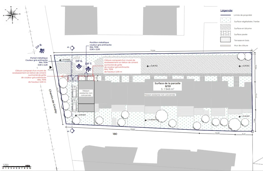 Plan de masse portail