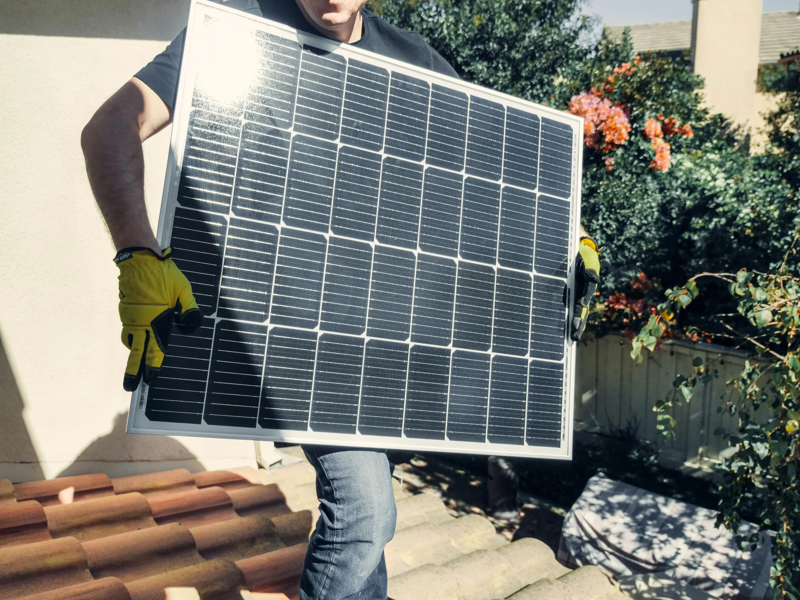 pose de panneaux solaires pour maison